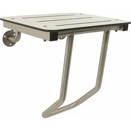 COMPACT FOLDING SEAT, IVORY