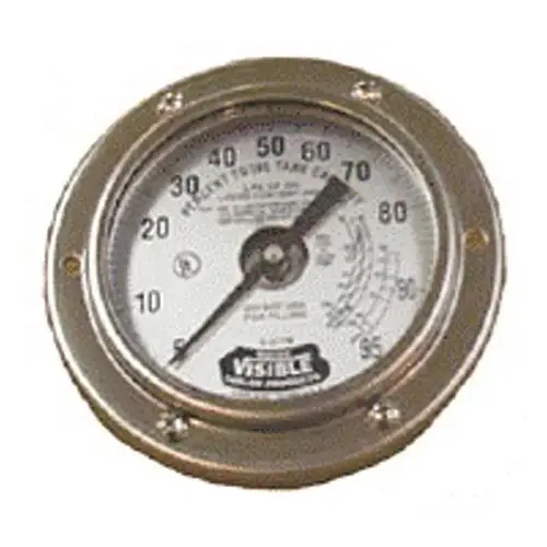 GAS JR. OR SR. FLOAT GAUGE REPLACEMENT DIAL 2"