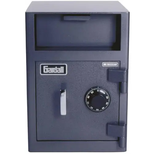 FRONT & TOP LOADING DEPOSITORY SAFE S & G COMBO LOCK Gray