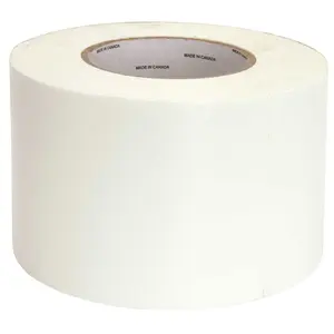 SCAPA 289037-XCP12 Polyflex 136 Heavy-Duty Single Coated Polyethylene Backing Tape with a Synthetic Rubber Adhesive, 4 in. x 180 - pack of 12