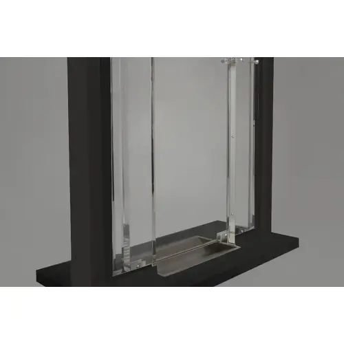 Transaction Window Baffle Style Level 1 Bullet Resistant Dark Bronze Anodized Finsh Transaction Window Baffle Style Level 1 Bullet Resistant Dark Bronze Anodized Finsh