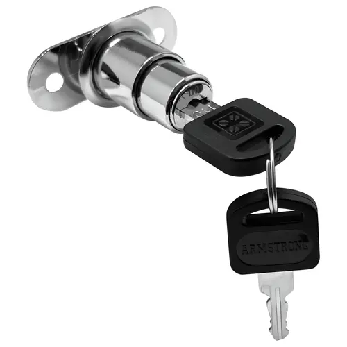Nickel Plated Keyed Alike Track Plunger Lock, Brass Material, Keyed Alike Type, Polished Nickel Finish Nickel Plated Keyed Alike Track Plunger Lock, Brass Material, Keyed Alike Type, Polished Nickel Finish