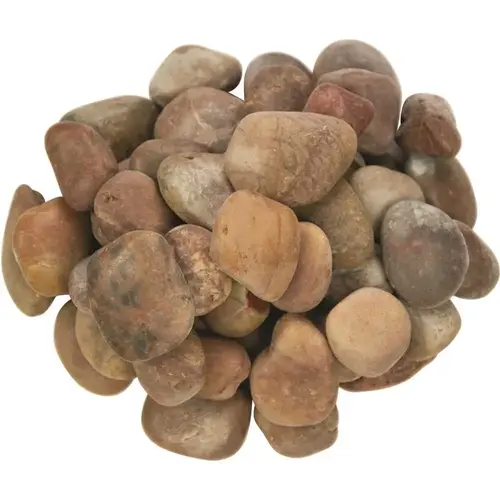 Red Polished Pebbles 0.5 cu. ft . per Bag (0.75 in. to 1.25 in.) Bagged Landscape Rock ( / Covers 22.5 cu. ft.) Red Polished Pebbles 0.5 cu. ft . per Bag (0.75 in. to 1.25 in.) Bagged Landscape Rock ( / Covers 22.5 cu. ft.)
