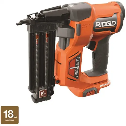 18V Brushless Cordless 18-Gauge 2-1/8 in. Brad Nailer (Tool Only) with CLEAN DRIVE Technology