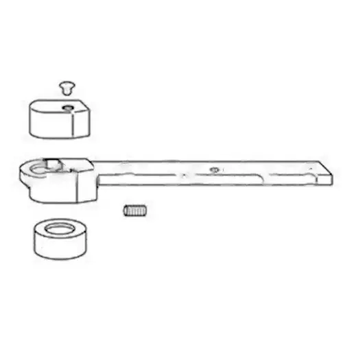 Floor Closer Arm Pack, Satin Chrome