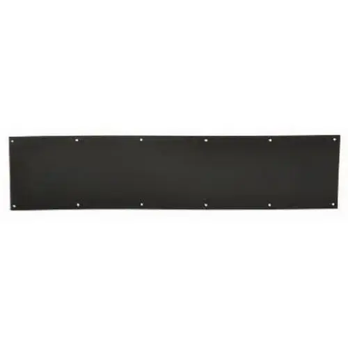 8" x 30" Plastic Kick Plate Black Finish