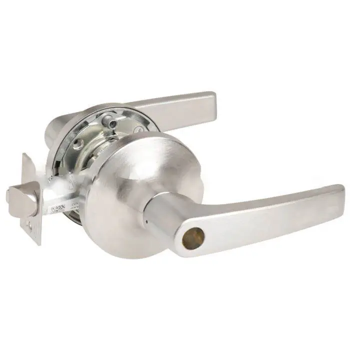 Yale Commercial Classroom Monroe Lever Grade 1 Cylindrical Lock Less Cylinder 694 Latch and 497-114 Strike US26D (626) Satin Chrome Fi MO5408LN626LC Yale Commercial Classroom Monroe Lever Grade 1 Cylindrical Lock Less Cylinder 694 Latch and 497-114 Strike US26D (626) Satin Chrome Fi MO5408LN626LC