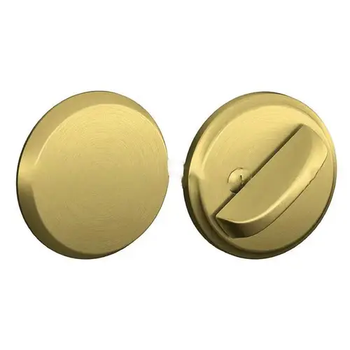 B80 One Sided Deadbolt with Exterior Plate, Oxidized Satin Brass Clear Coated