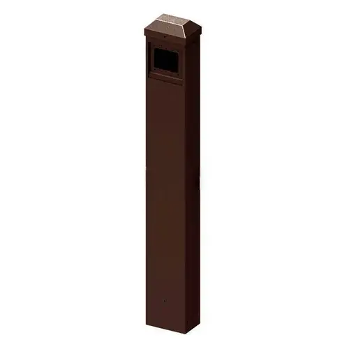 8310 Series Bollard Post, Dark Bronze Painted 8310 Series Bollard Post, Dark Bronze Painted