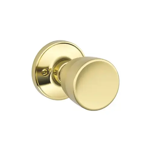 Half Dummy Lock Byron Knob Bright Brass Finish Half Dummy Lock Byron Knob Bright Brass Finish