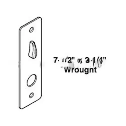ML2000 Inside M Escutcheon-Wrought, Satin Chrome