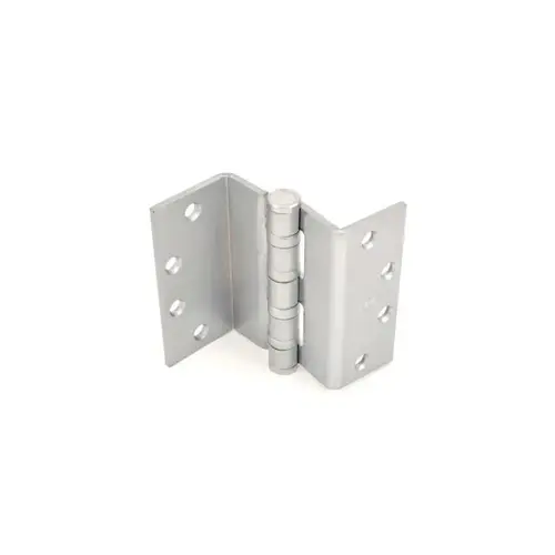 4-1/2" x 4-1/2" Five Knuckle Ball Bearing Heavy Weight Swing Clear Hinge Satin Chrome Finish