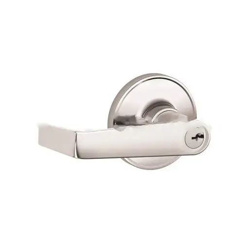 Entry Lock Marin Bright Chrome Finish with C Keyway, Adjustable Latch and Radius Strike Entry Lock Marin Bright Chrome Finish with C Keyway, Adjustable Latch and Radius Strike