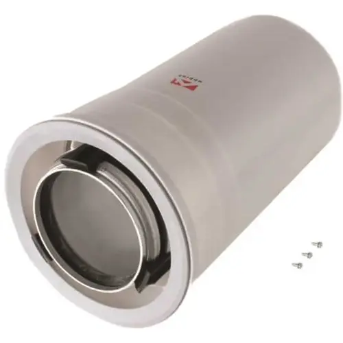 10 in. Non-Condensing Venting Pipe Extension White