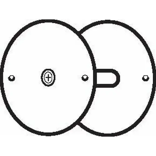 Hole Filler Plate up to a 1-1/2" Hole Dark Bronze Finish