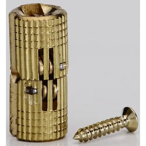 7/16" Barrel Hinge Bright Brass Finish