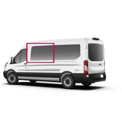 Window For Full Size Ford Transit First Driver Side Fixed Glass Long (148")