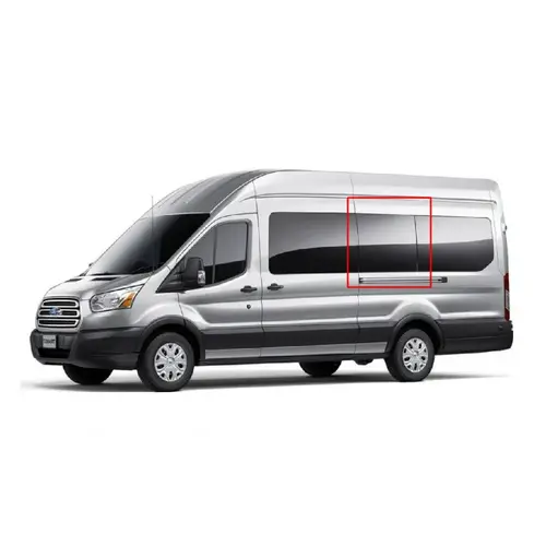 Window For Full Size Ford Transit Second Driver Side Fixed Glass Long (148")