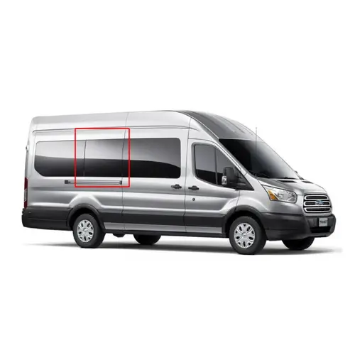 Window For Full Size Ford Transit Second Passenger Side Fixed Glass Long (148")