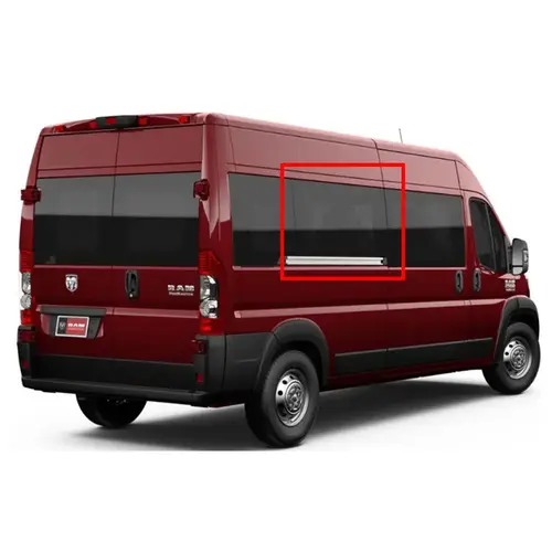 Window For Ram ProMaster Second Passenger Side Fixed Glass With Sliding Door / Privacy Medium (136")