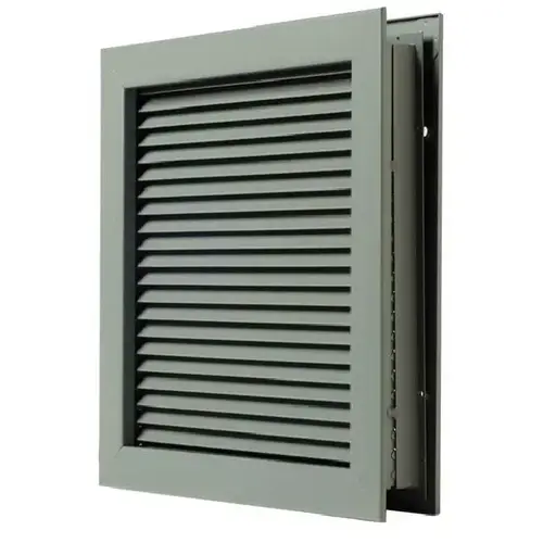 12" x 12" Self Attaching No Vision Door Louver for 1-3/4" Doors Prime Coat Finish 12" x 12" Self Attaching No Vision Door Louver for 1-3/4" Doors Prime Coat Finish