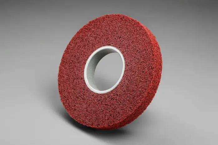 Scotch-Brite MF-WL Series Metal Finishing Wheel 12 in Dia Coarse Grade 3000 rpm Maroon 05398 Scotch-Brite MF-WL Series Metal Finishing Wheel 12 in Dia Coarse Grade 3000 rpm Maroon 05398