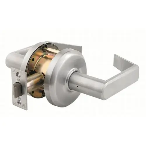 Sierra Passage Lock with 2-3/4" Backset and ASA Strike Satin Chrome Finish Sierra Passage Lock with 2-3/4" Backset and ASA Strike Satin Chrome Finish