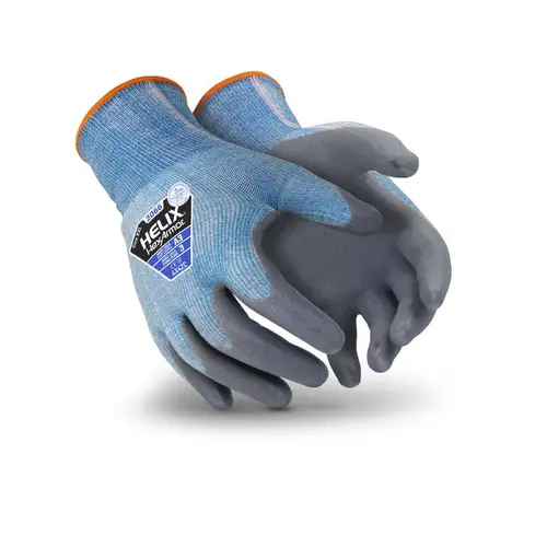 2066 Blue/Gray 11 Dyneema Diamond Seamless Coated Cut-Resistant Gloves - ANSI A3 Cut Resistance - Nitrile Foam Palm & Fingers Coating Pair 2066 Blue/Gray 11 Dyneema Diamond Seamless Coated Cut-Resistant Gloves - ANSI A3 Cut Resistance - Nitrile Foam Palm & Fingers Coating Pair
