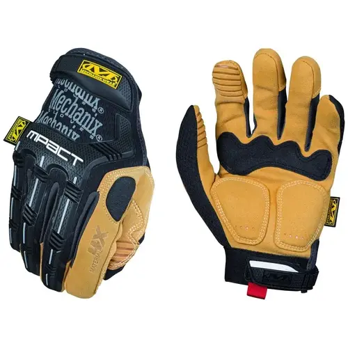 Gloves: Size 2XL, Synthetic Leather & Thermoplastic Elastomer Black Pair Gloves: Size 2XL, Synthetic Leather & Thermoplastic Elastomer Black Pair