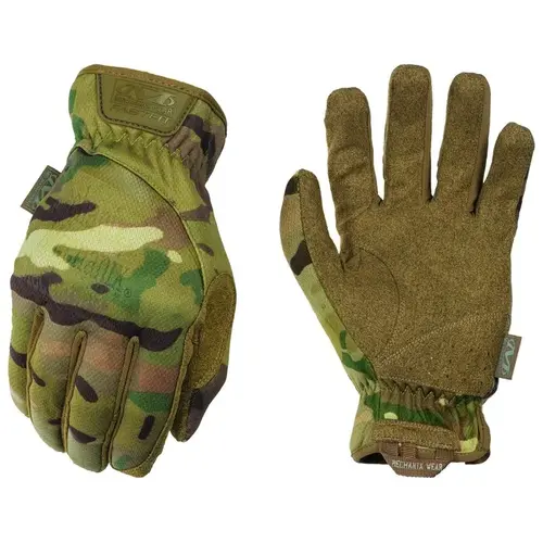 FastFit Small Leather Work Gloves Multicam Pair FastFit Small Leather Work Gloves Multicam Pair
