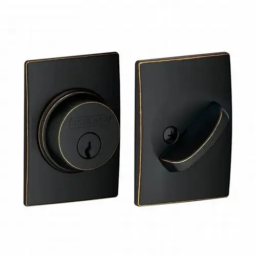 Century Single Cylinder Deadbolt C Keyway with 12287 Latch and 10116 Strike Aged Bronze Finish Century Single Cylinder Deadbolt C Keyway with 12287 Latch and 10116 Strike Aged Bronze Finish