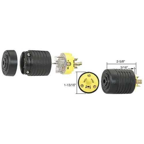 Twist Lock Plug - NEMA L5-20 Twist Lock Plug - NEMA L5-20