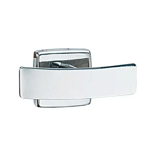 Double Robe Hook, Satin Stainless Steel
