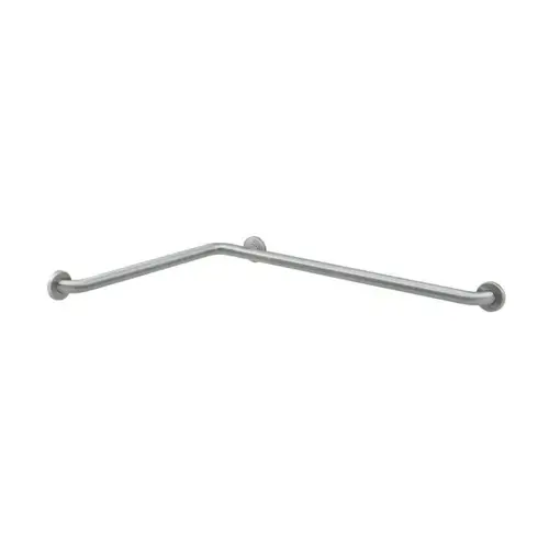 1-1/2" Diameter Two Wall Toilet Compartment Grab Bar Satin Stainless Steel Finish 1-1/2" Diameter Two Wall Toilet Compartment Grab Bar Satin Stainless Steel Finish