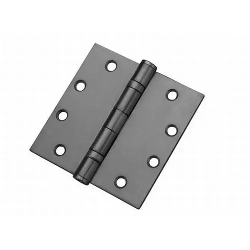 4-1/2" x 4-1/2" Full Mortise Ball Bearing Square Corner Hinge Satin Chrome Finish 4-1/2" x 4-1/2" Full Mortise Ball Bearing Square Corner Hinge Satin Chrome Finish