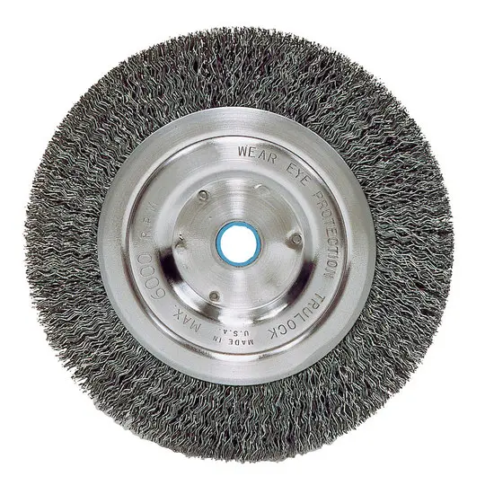 Weiler Vortec Pro Crimped Wire Wheel 6 in D .014 Carbon Steel 6 000 rpm Retail pack - pack of 5 36000-XCP5
