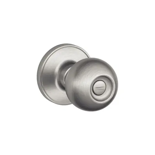 Privacy Lock Corona Knob with 16254 Latch and 10101 Strike Satin Stainless Steel Finish Privacy Lock Corona Knob with 16254 Latch and 10101 Strike Satin Stainless Steel Finish