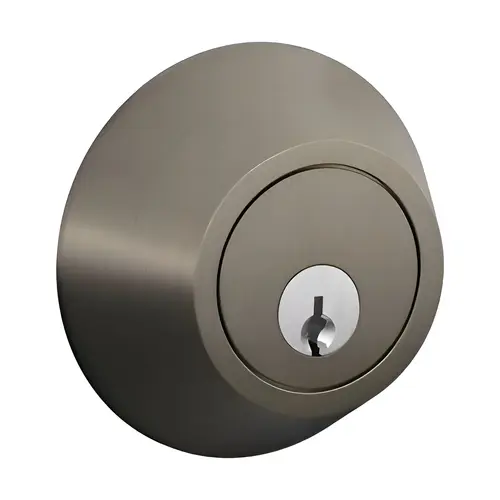 Single Cylinder Deadbolt with C Keyway; 16068 Latch and 10267 Strike Antique Pewter Finish Satin Nickel Blackened Single Cylinder Deadbolt with C Keyway; 16068 Latch and 10267 Strike Antique Pewter Finish Satin Nickel Blackened