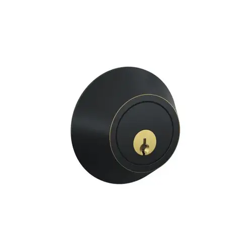 Single Cylinder Deadbolt, Grade 3. 5-Pin C Keyway KA4. Adjustable 2-3/8" to 2-3/4" Backset. Fits on 1-3/8" to 1-3/4" Doors. 716 Aged Bronze