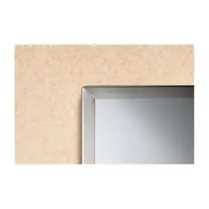Bobrick B1651836 18" x 36" Channel Frame Mirror Satin Stainless Steel Finish
