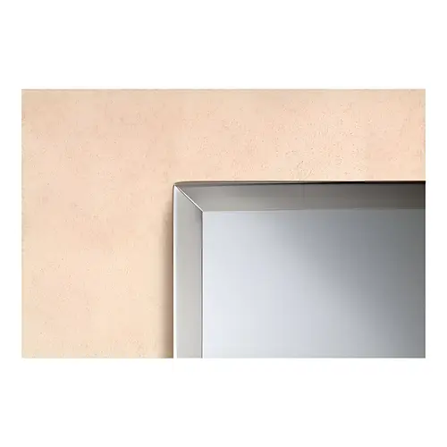 24" x 36" Channel Frame Mirror Satin Stainless Steel Finish