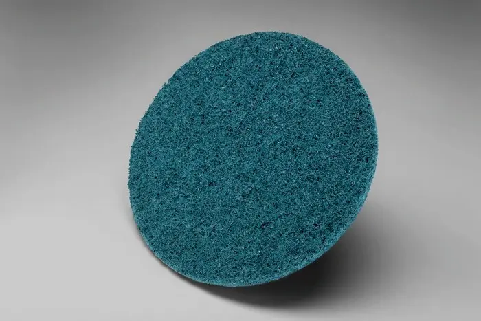 Scotch-Brite 0 SC-DH Series No-Hole Surface Conditioning Disc 5 in Very Fine Grade Aluminum Oxide Blue 4303