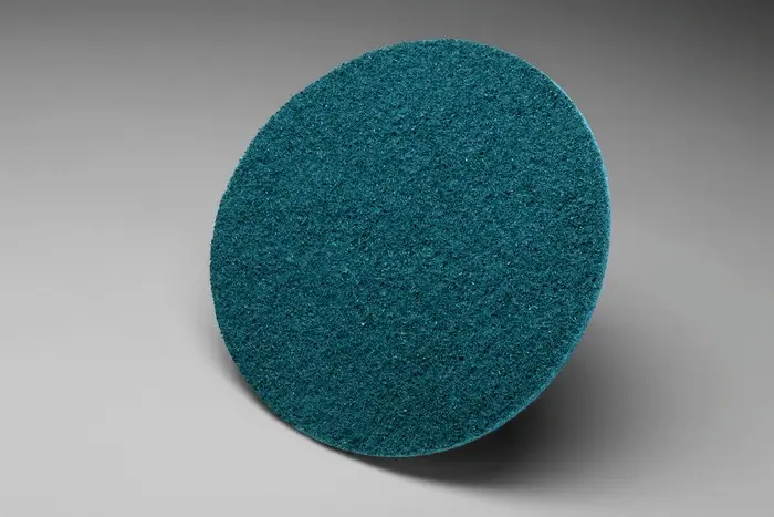 Scotch-Brite SC-DH Series No-Hole Surface Conditioning Disc 7 in Very Fine Grade Aluminum Oxide Blue 04305