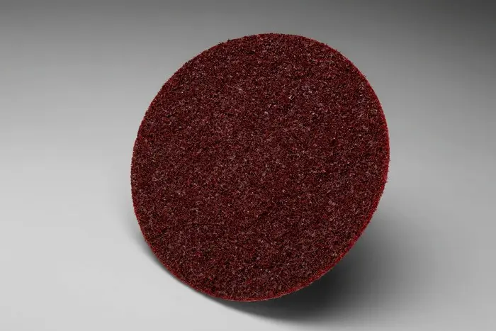 Scotch-Brite 0 SC-DH Series No-Hole Surface Conditioning Disc 7 in Medium Grade Aluminum Oxide Maroon 0645