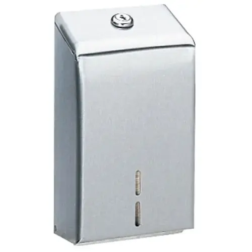 Surface Mounted Toilet Tissue Cabinet Satin Stainless Steel Finish Surface Mounted Toilet Tissue Cabinet Satin Stainless Steel Finish
