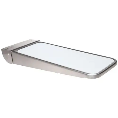 Small Folding Utility Shelf Satin Stainless Steel Finish