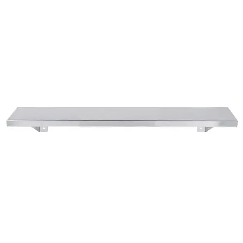 16" x 5" Stainless Steel Shelf Satin Stainless Steel Finish 16" x 5" Stainless Steel Shelf Satin Stainless Steel Finish