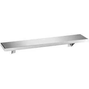 Bobrick B29818 18" x 8" Stainless Steel Shelf Satin Stainless Steel Finish