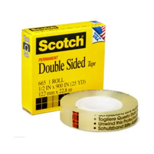 137 Bonding Tape - 1/2" Width x 450" Length Clear 137 Bonding Tape - 1/2" Width x 450" Length Clear