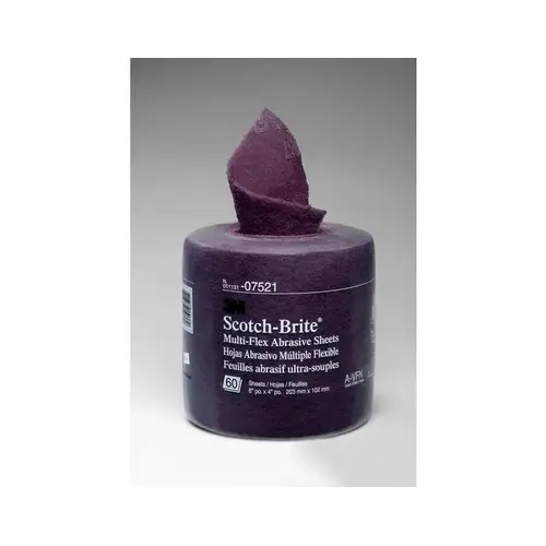 MX-SR Series Multi-Flex Abrasive Sheet Roll, 8 in W x 20 ft L Maroon